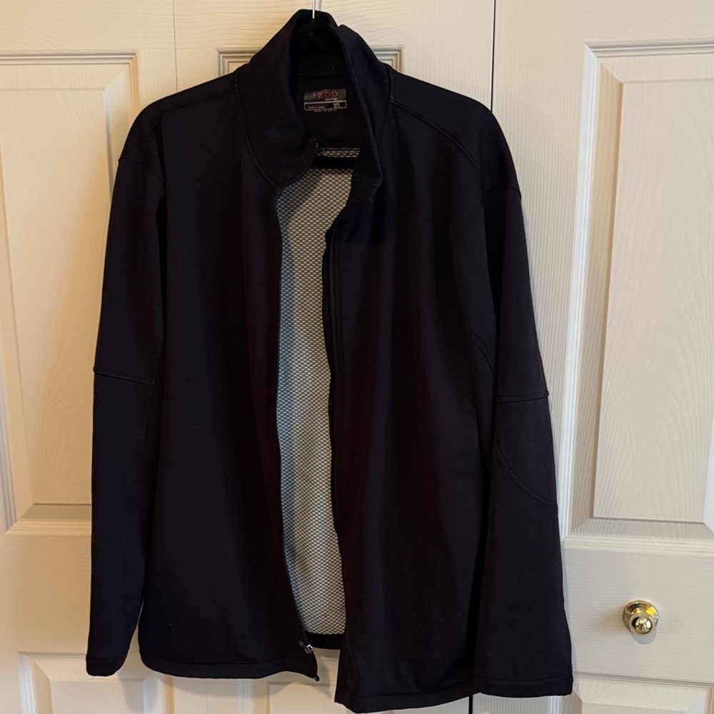 IZOD Black Full-Zip Jacket